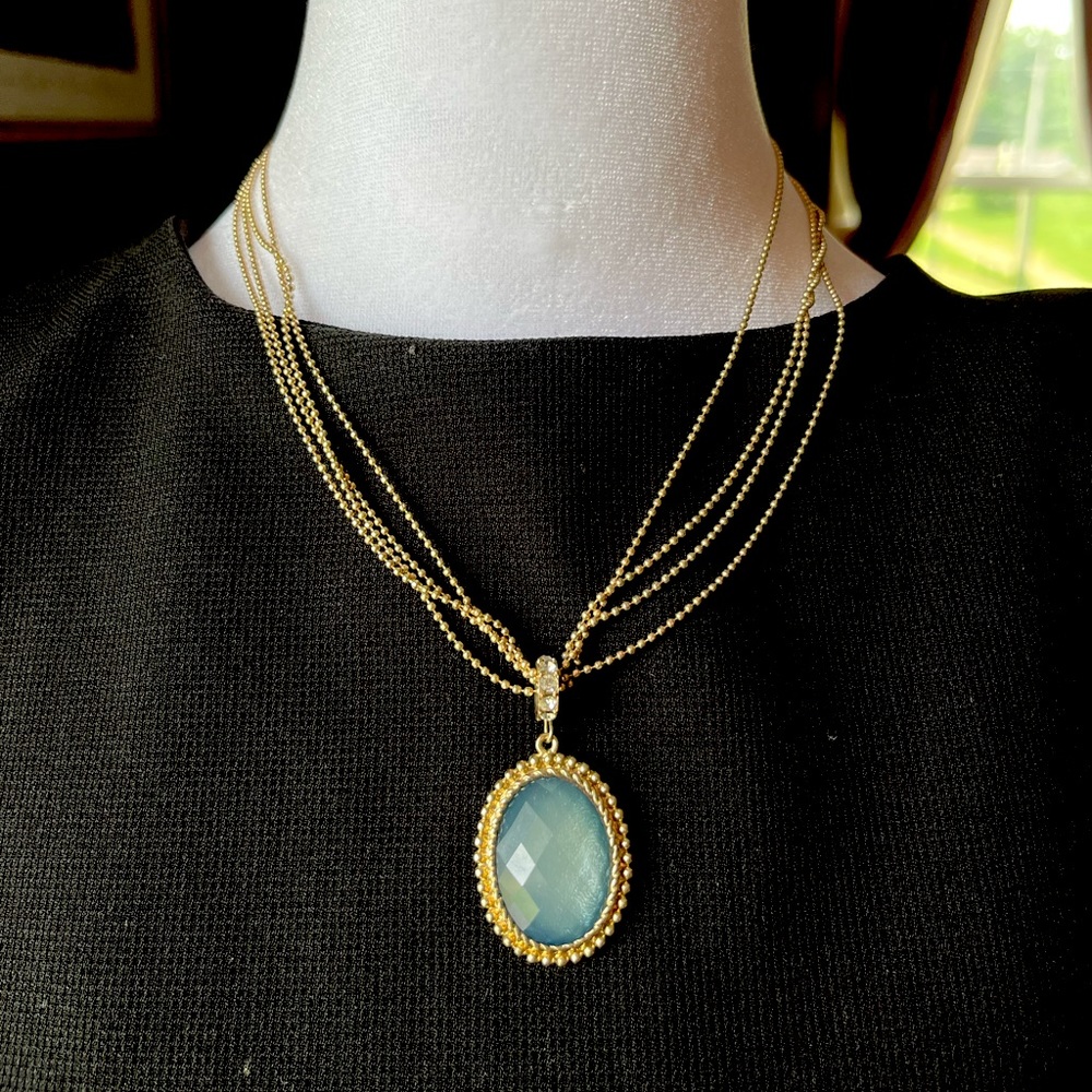 Gold plated 16-18” adjustable necklace from Chico’s